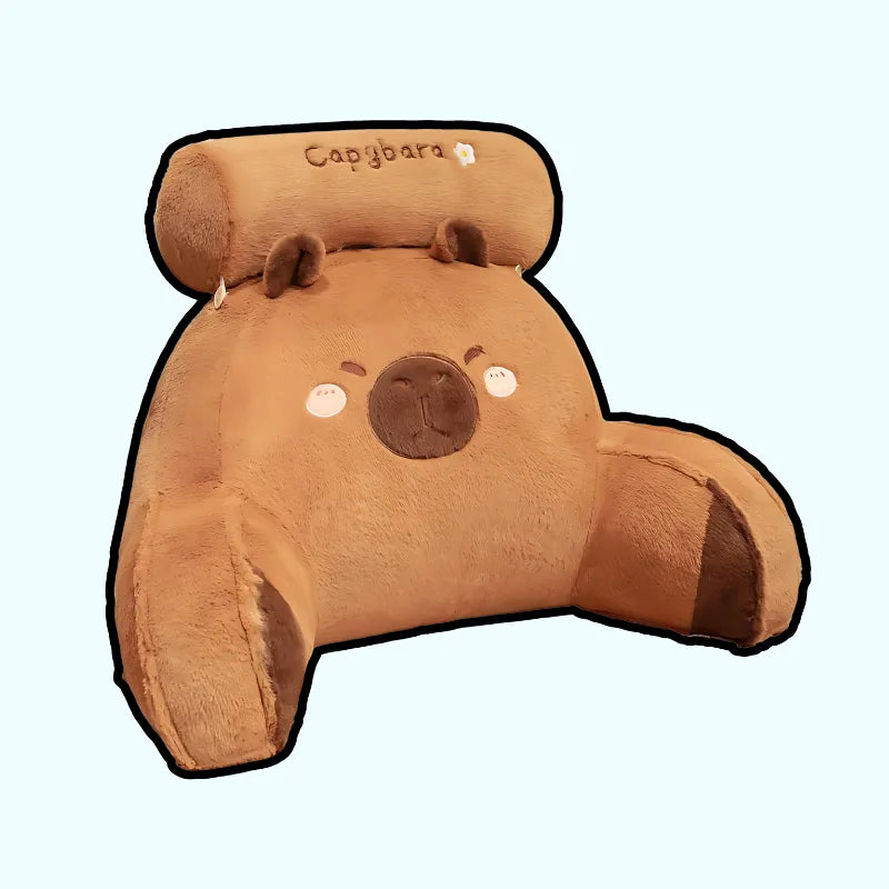 Capybara Plush Backrest Pillow - Bear Hugs