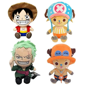 One Piece Anime Luffy, Zoro and Chopper Plush Toys - Bear Hugs