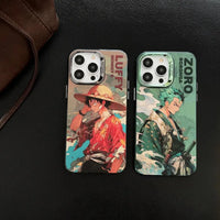 One Piece Luffy and Zoro Transition Cover (For iPhone) - Bear Hugs