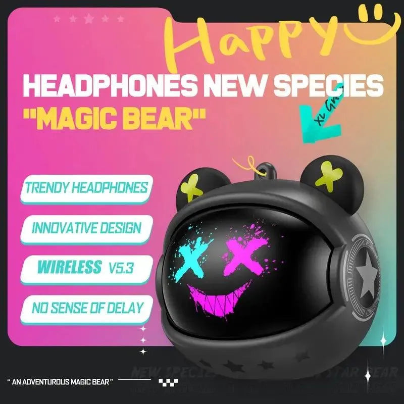 ONIKUMA T20 Wireless Gaming Earbuds - Bear Hugs