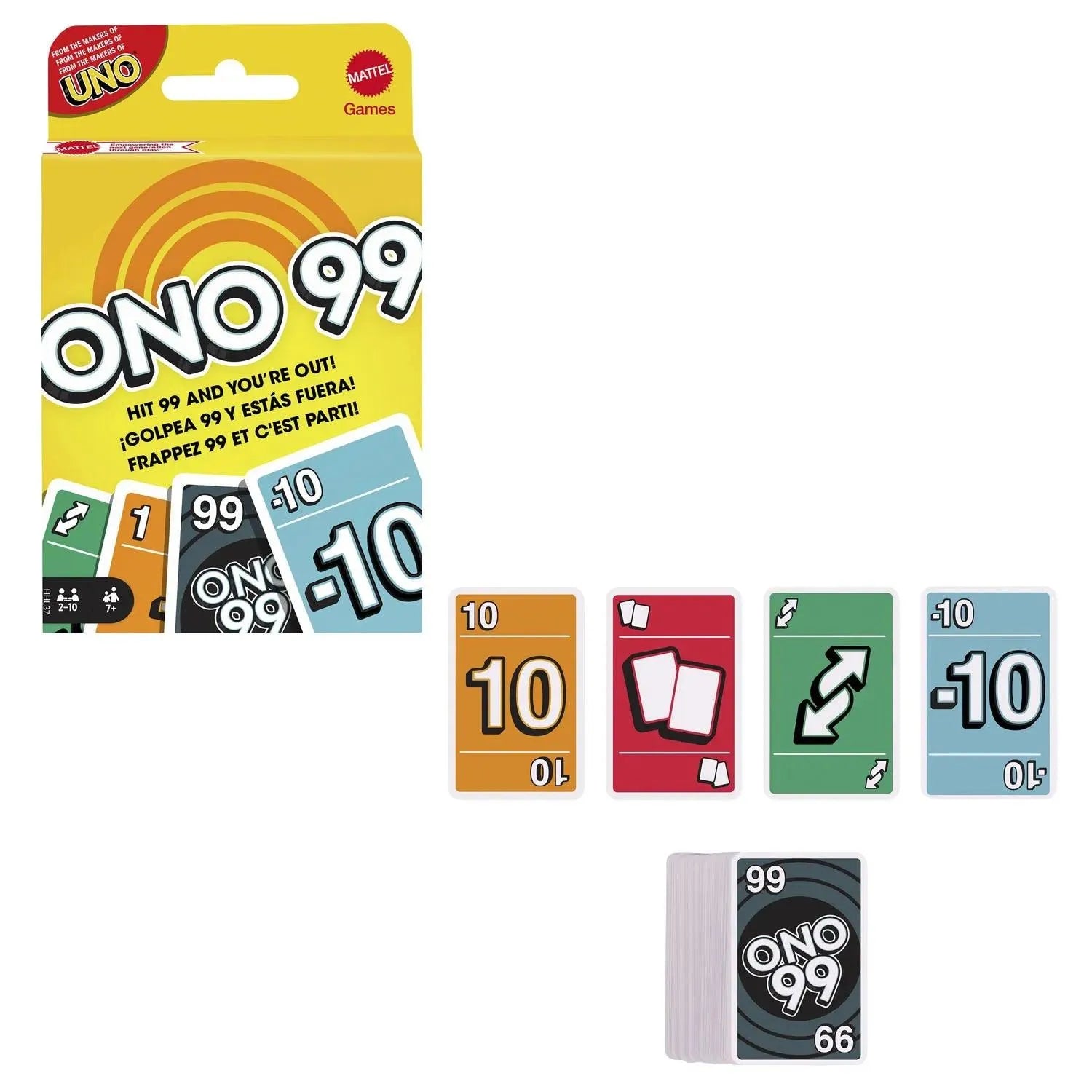 ONO 99 Numerical Card Game - Bear Hugs