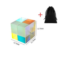 Optical Glass X-Prism Physics Cube - Bear Hugs