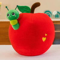 Orchard Apple Worm and Fruit Plushies - Bear Hugs