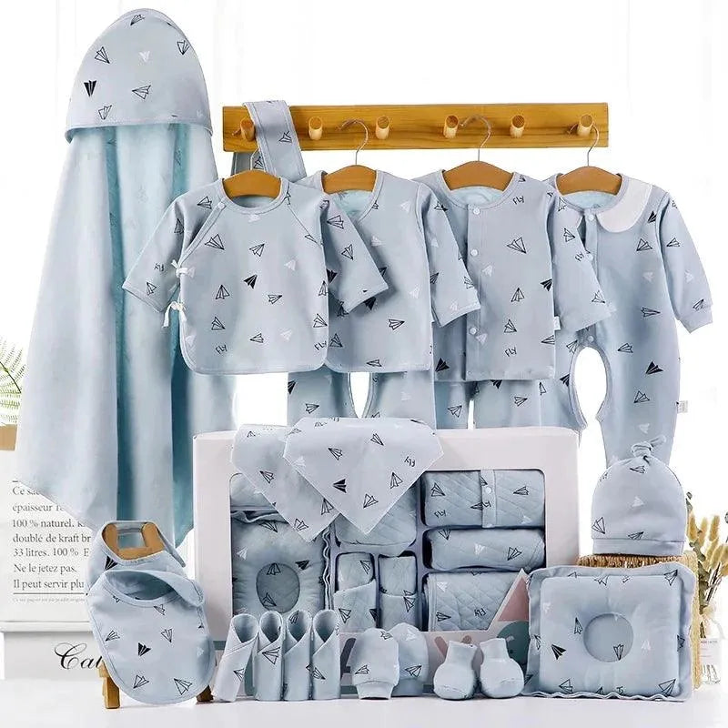 Organic Cotton New Born Gift Set (Set of 22 Pcs) - Bear Hugs