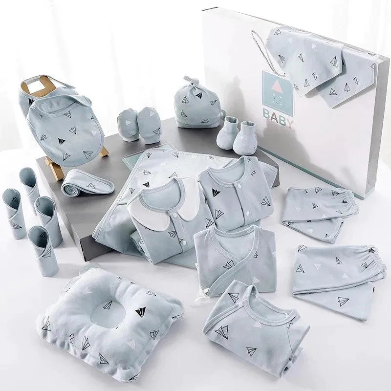 Organic Cotton New Born Gift Set (Set of 22 Pcs) - Bear Hugs