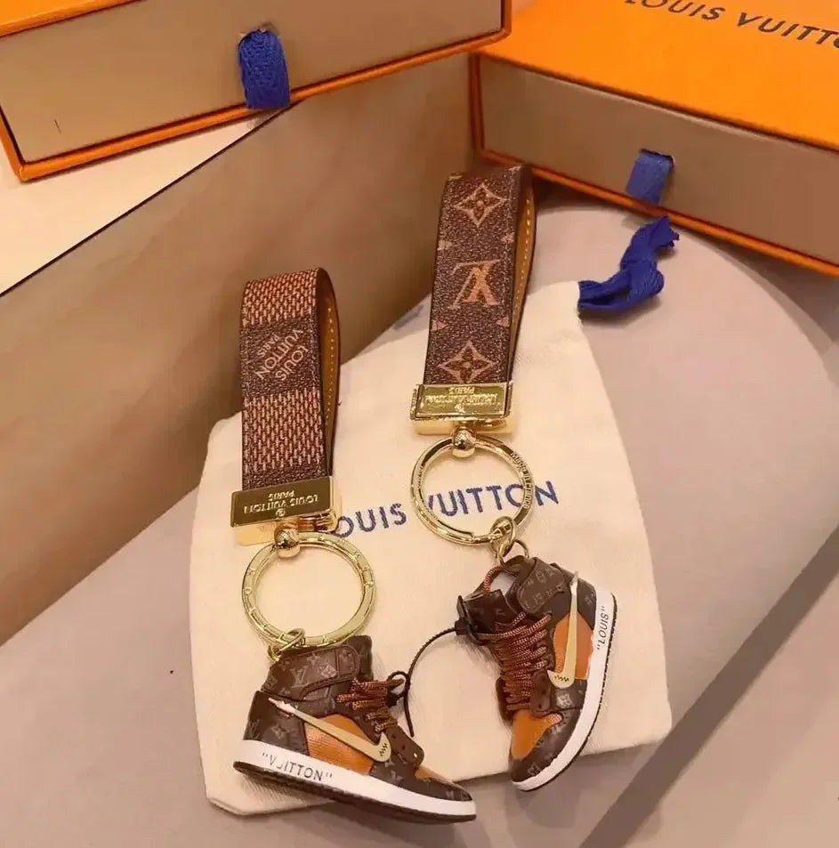 Monogram Kick Premium Sneaker Keychain