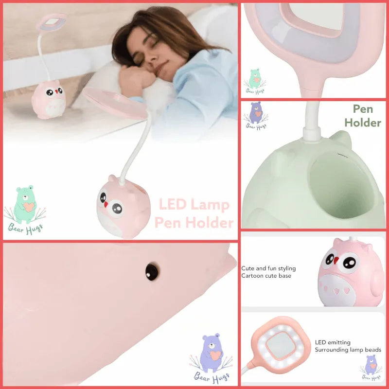 Owl LED Desk Lamp - Bear Hugs