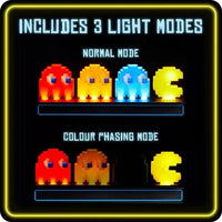 Pacman and Ghosts Voice Controlled Night Lamp - Bear Hugs