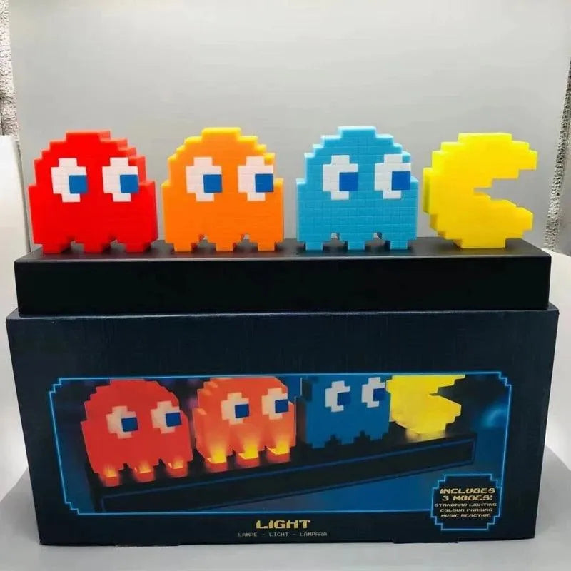 Pacman and Ghosts Voice Controlled Night Lamp - Bear Hugs