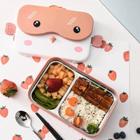 Peekaboo Insulated Steel Lunch Box - Bear Hugs