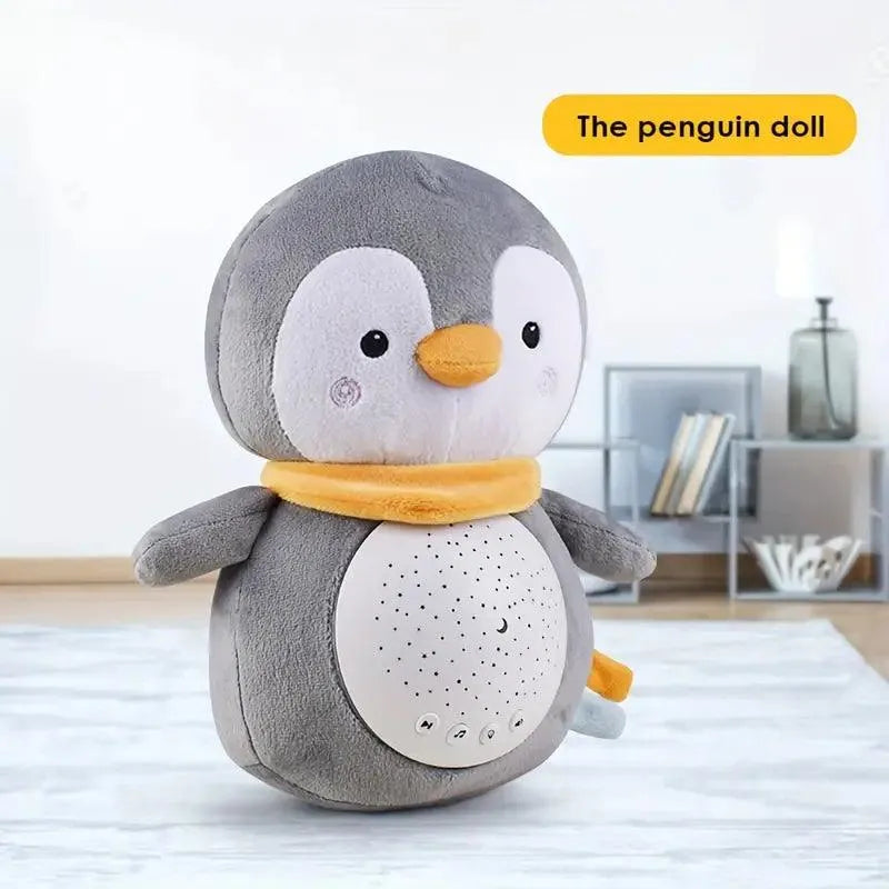 Penguin and Raccoon Crying Doll With Light & Sound - Bear Hugs