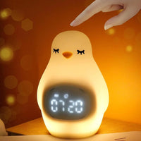 Penguin Night Lamp with Alarm Clock and Timer - Bear Hugs