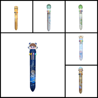 Kawaii 10-in-1 Multicolor Ballpoint Shuttle Pen