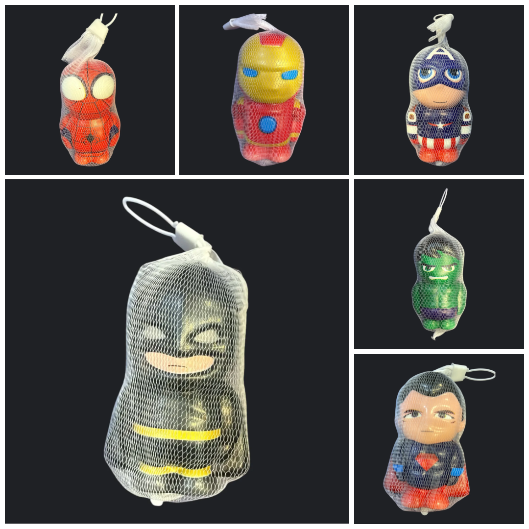 Superhero Sensory Foam Squishy Toys