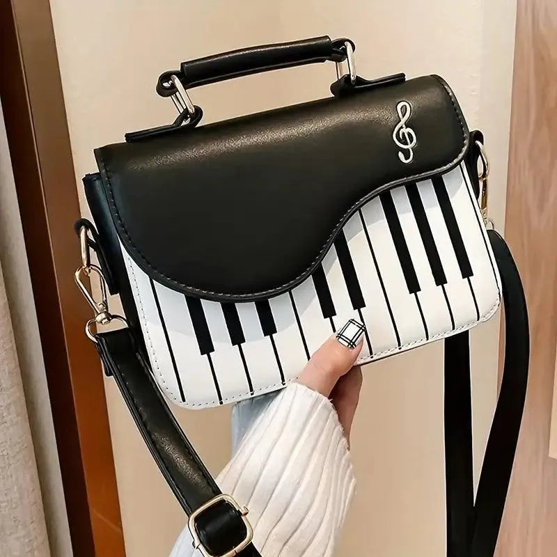 Piano Shaped Crossbody Bag - Bear Hugs