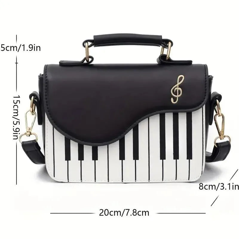 Piano Shaped Crossbody Bag - Bear Hugs