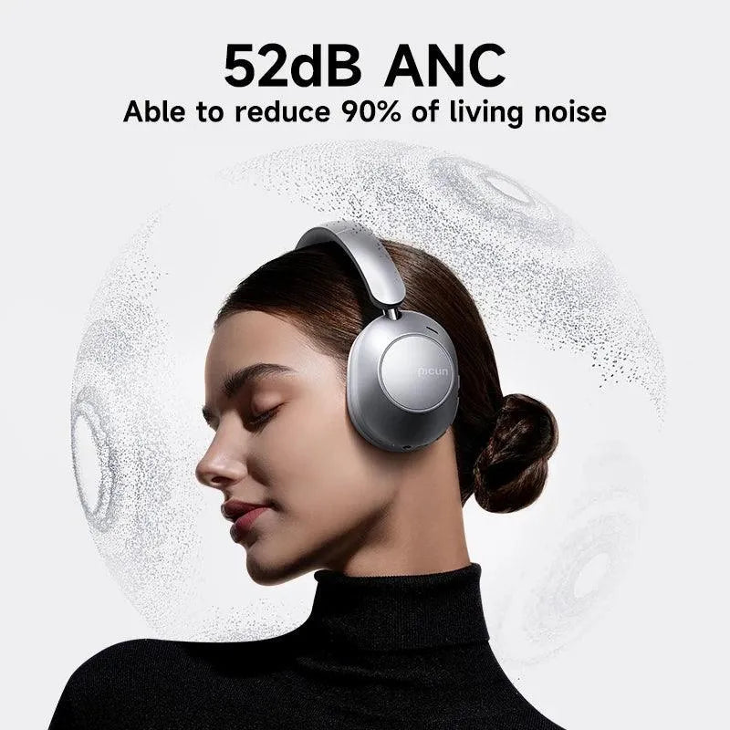 Picun F6 Active Noise Cancelling Wireless Headphones - Bear Hugs