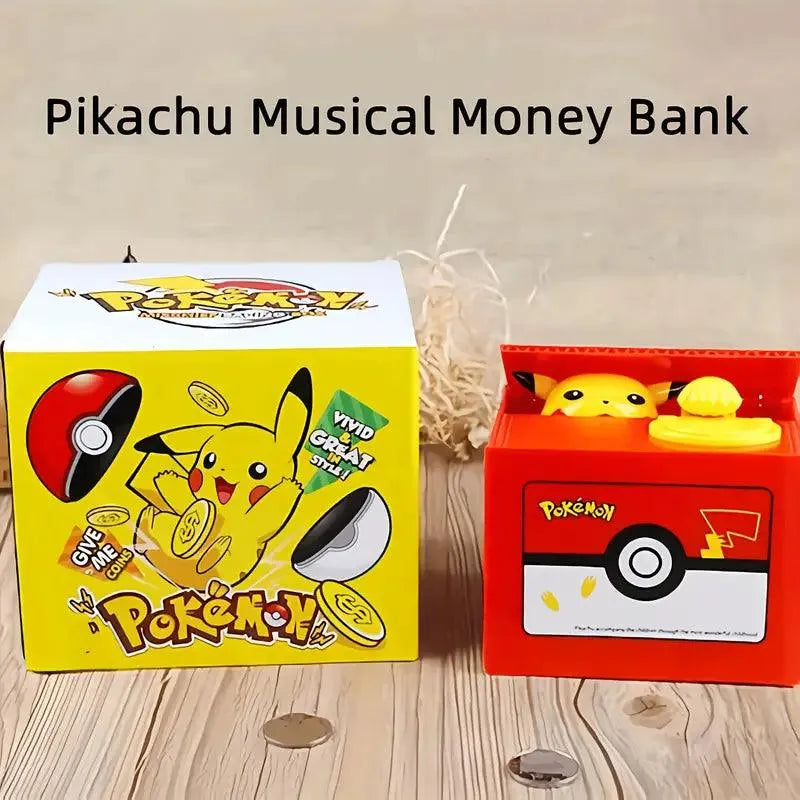 Pikachu Musical Savings Piggy Bank - Bear Hugs