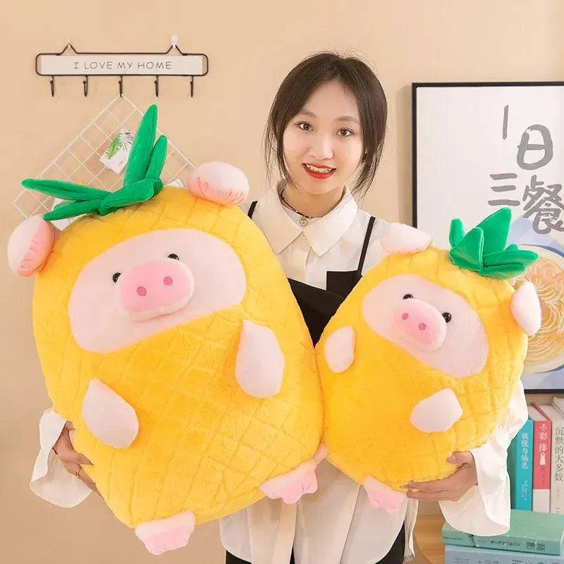 Pineapple Lulu Pig Plush Toy - Bear Hugs