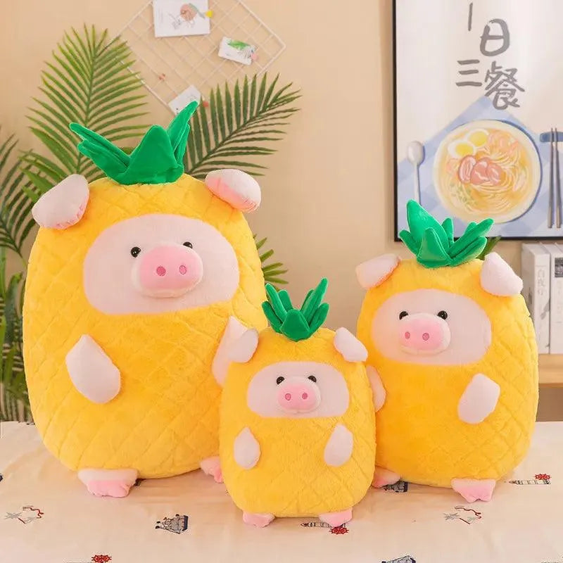 Pineapple Lulu Pig Plush Toy - Bear Hugs