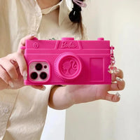 Pink Barbie Camera Bag Case (For iPhones) - Bear Hugs