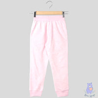 PINK N BLUE Heathered Slim Fit Joggers with Drawstring Waistline - Bear Hugs