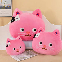 Pink Polka Dot Cat Plush Toy - Bear Hugs