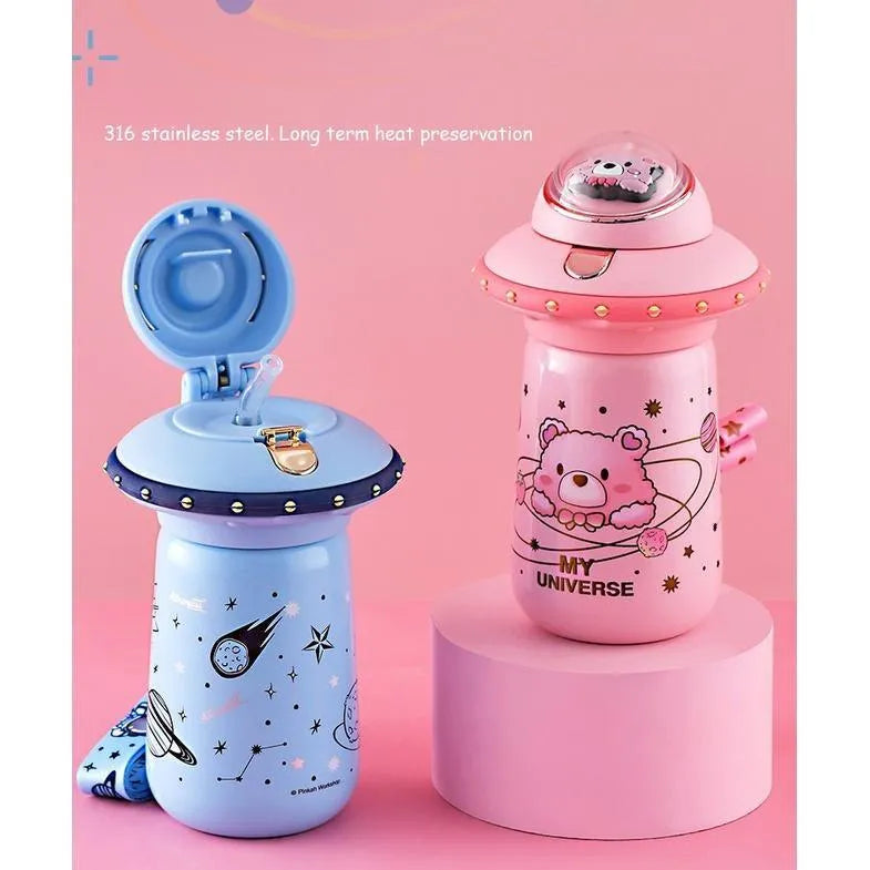 Pinkah Space Ship Vacuum Cup (300 ml) - Bear Hugs