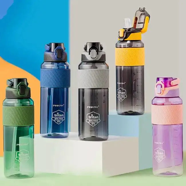 Pinkah Tritan Flip-top Sports Bottle - Bear Hugs