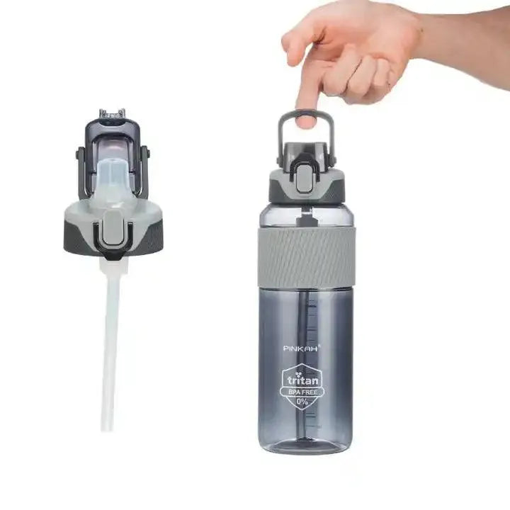 Pinkah Tritan Flip-top Sports Bottle - Bear Hugs