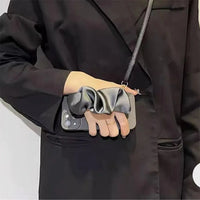 Pleated Wristband Bag Phone Case (For iPhones) - Bear Hugs