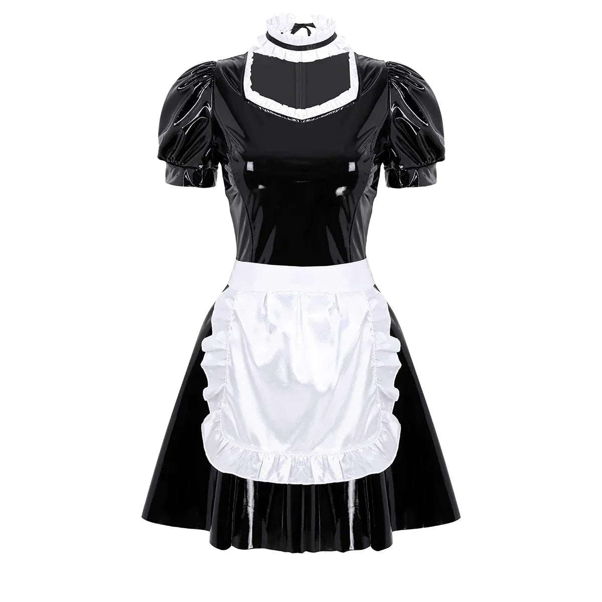 Pleather Maid Dress - Bear Hugs