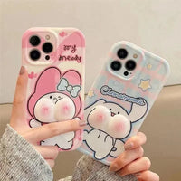 Plump Face Cinnamoroll Phone Case (For iPhones) - Bear Hugs