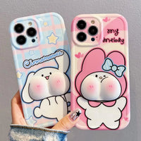 Plump Face Cinnamoroll Phone Case (For iPhones) - Bear Hugs