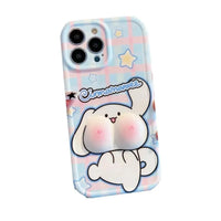 Plump Face Cinnamoroll Phone Case (For iPhones) - Bear Hugs