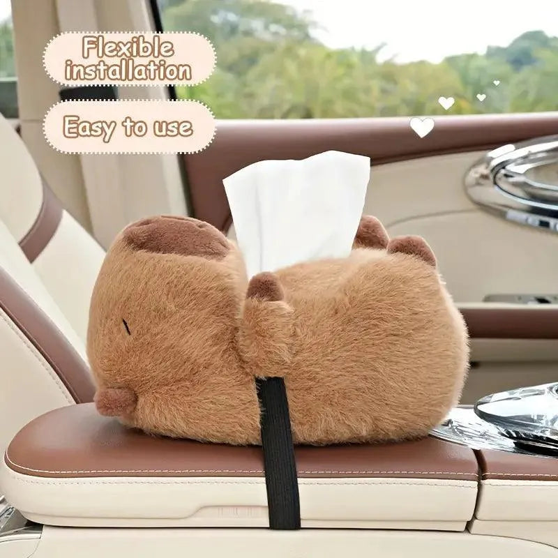 Plush Capybara Tissue Holder - Bear Hugs