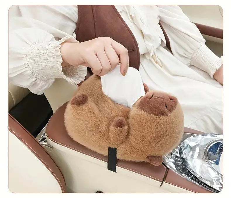 Plush Capybara Tissue Holder - Bear Hugs