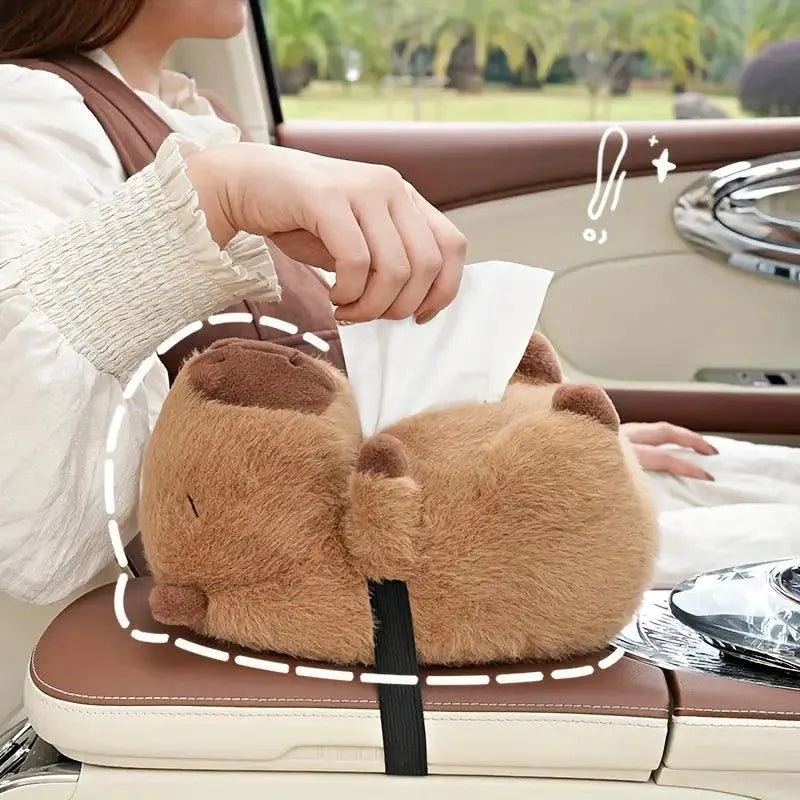 Plush Capybara Tissue Holder - Bear Hugs