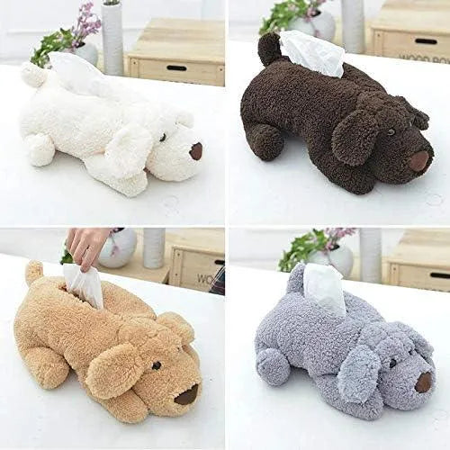 Plush Dog Tissue Holder - Bear Hugs