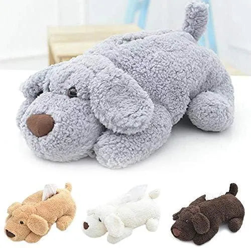 Plush Dog Tissue Holder - Bear Hugs