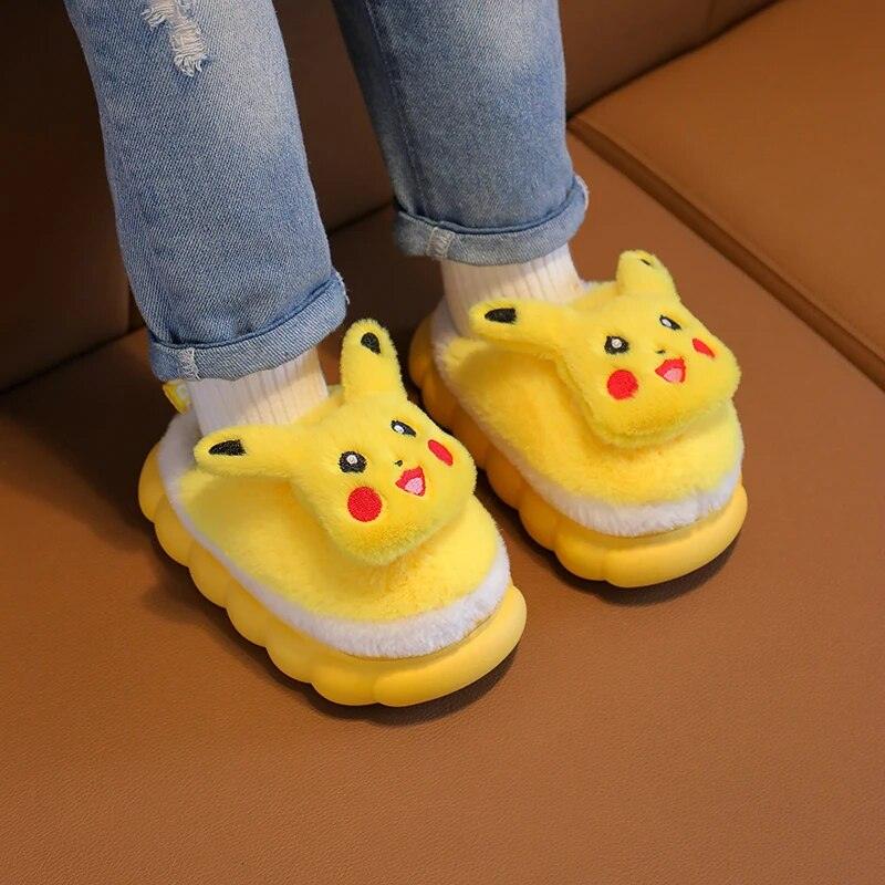 Plush Pikachu Indoor Slippers - Bear Hugs