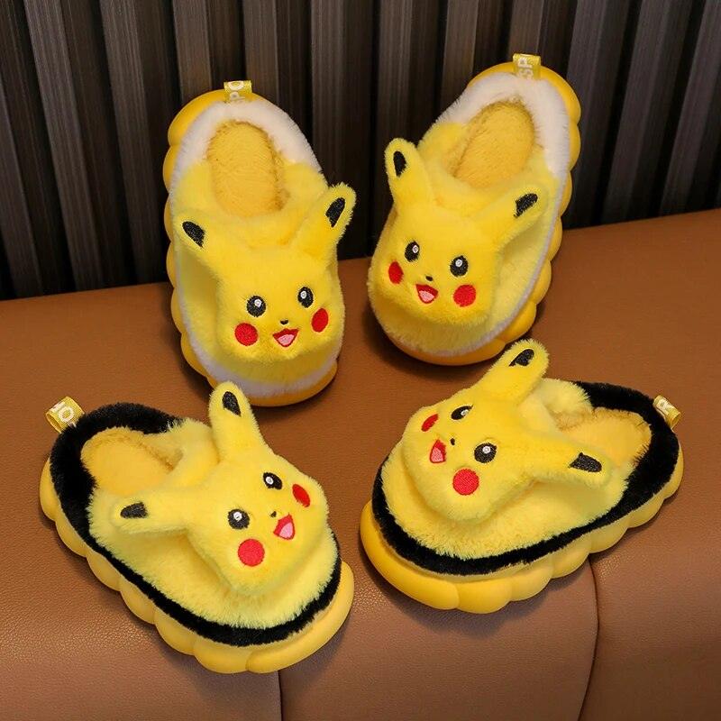 Plush Pikachu Indoor Slippers - Bear Hugs