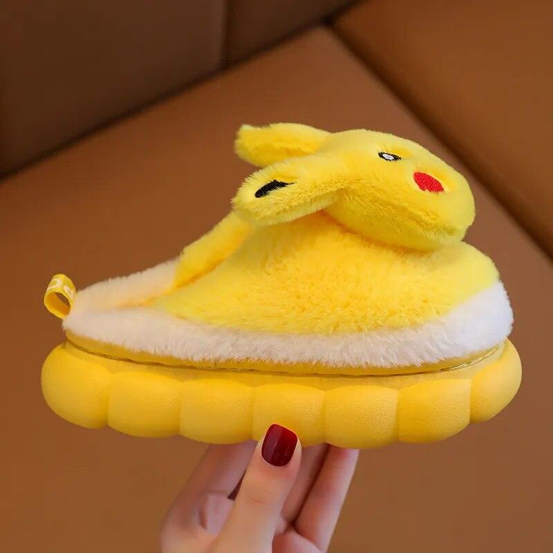 Plush Pikachu Indoor Slippers - Bear Hugs