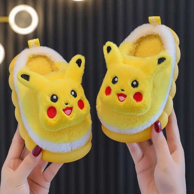 Plush Pikachu Indoor Slippers - Bear Hugs