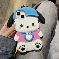 Pochacco Blue Cap Phone Case (For iPhone)