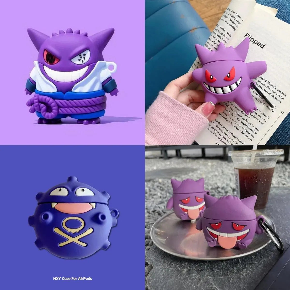 Pokemon Gengar and Koffing Case (For Airpods) - Bear Hugs