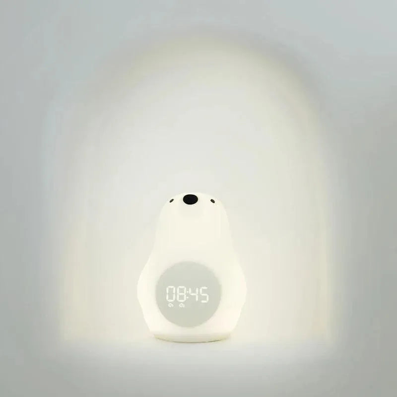 Polar Bear Night Lamp with Alarm Clock and Timer - Bear Hugs