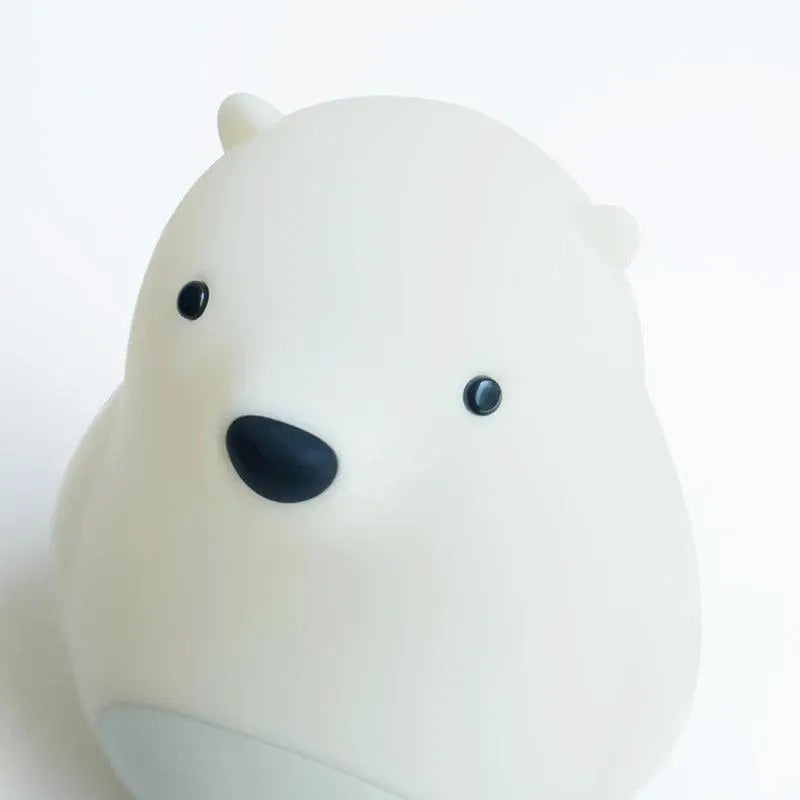 Polar Bear Night Lamp with Alarm Clock and Timer - Bear Hugs