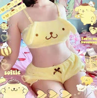 Playful Purin Lingerie Set