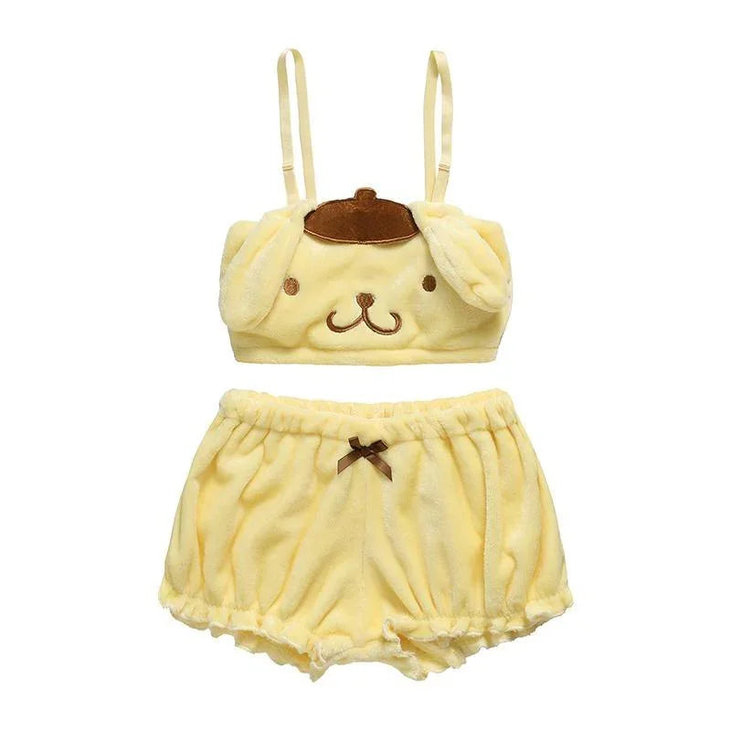 Playful Purin Lingerie Set